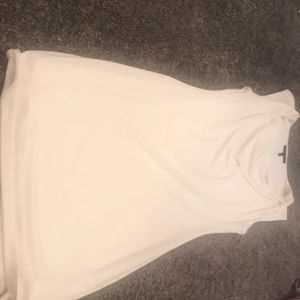White fitted dress